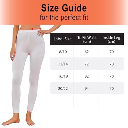 The Essentials Wardrobe Ladies TEW Thermal Long Jane- White - 20-22 — view 6