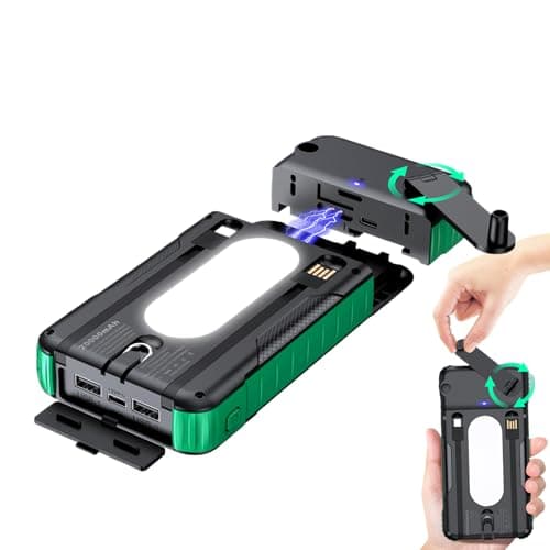 Solar Battery Bank 20000mAh Survival Battery Pack