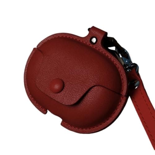 for Bose Ultra Open Earbuds Case, Leather Shockproof Protective Cover for Bose Open Ear Wireless Earbuds Accessories with Lanyard