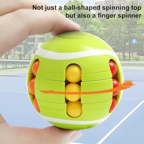 2PCS Puzzle Sport Ball Toys, 3D Brain Teasers and Puzzle Games for Kids and Adults, Intelligence 6cm Small Magic Bead, Adult Relieve Stress,Hand Sport, Fun Travel Toys for Teenage Girls C — view 6