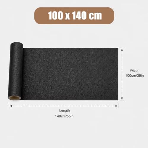 Strong Self Adhesive Leather Repair Patch, Large Size 39x55Inche,Burgundy — view 3