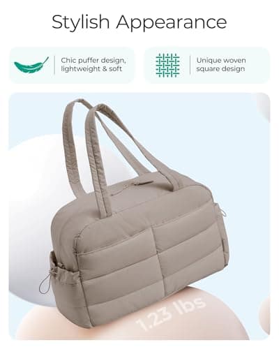 bagsmart 31L Travel Gym Duffle & Wet Pocket, Weekend Overnight Carry on Bag — view 6