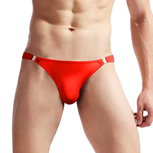 Mens Men Briefs Thong Soft 3D Brief Travel Multipack Underwear Colourful