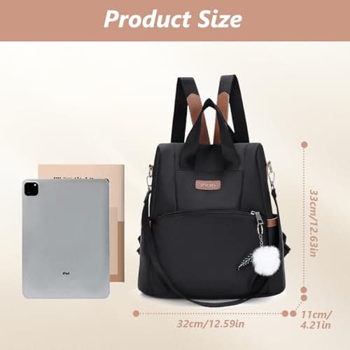 Aucuu Women's Backpack, Anti Theft Rucksack, Travel Shoulder Bag, Large Casual Daypacks, School Bag for Girls, Ladies Fashion Handbag, Rucksack Bags, Lightweight Backpack for Travel College Work — view 2