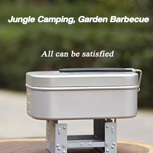 Ultralight Folding 95 x 75mm Solid Fuel Outdoor Army Camping Folding Portable Pocket Stove Burner Pocket Stove for Wood Burning Camping — view 4