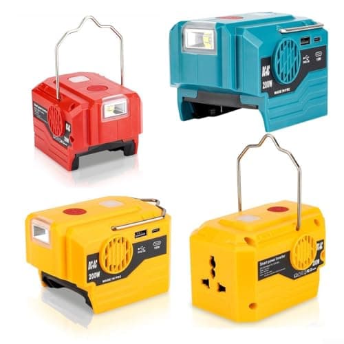 Minhe User Friendly 200W Power Inverter Generator Made For For Bosch 18V Batteries, Convenient Outdoor Solution(BS-220V) — view 3