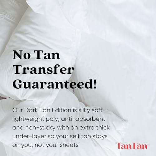 Self Tan Sleep Sac – Dark Tan Edition (Pink) – Protect Sheets from Dark Tanner - No Transfer Guarantee – 100% Silky Cool, Thicker Bottom, Lightweight Top, Foot Openings – Large Roomy Comfy — view 4