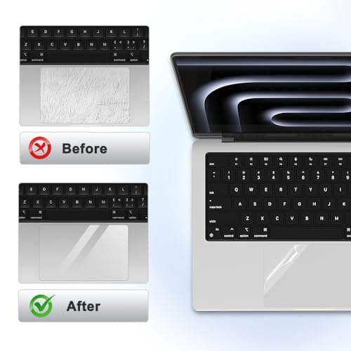 Arisase 2-Pack Trackpad Protector for MacBook Pro 14",High Definition — view 4