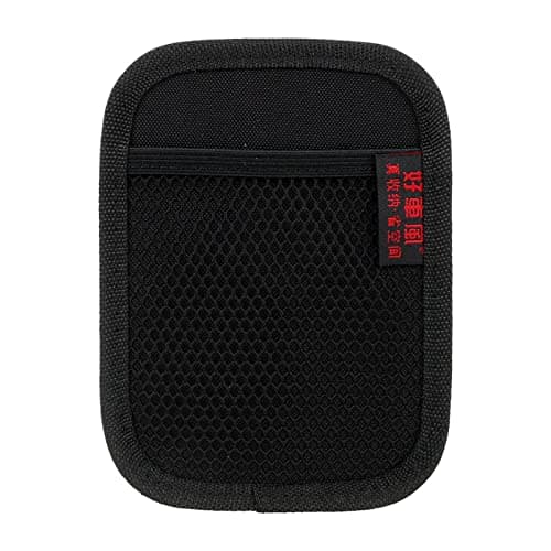 Fivetoo Mesh Phone Holder For Car | PU Leather Storage Net Pocket Holder | Car Storage Pocket, Storage Netting Pouch For Mobile Phones, Umbrellas, Cards, Keychains — view 6