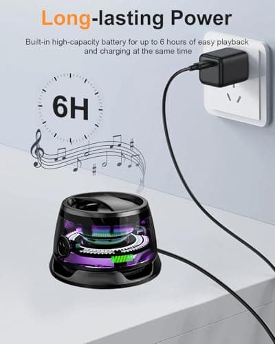 Magnetic Bluetooth Speaker G200, Rechargeable, Portable, 5.3 Bluetooths — view 3