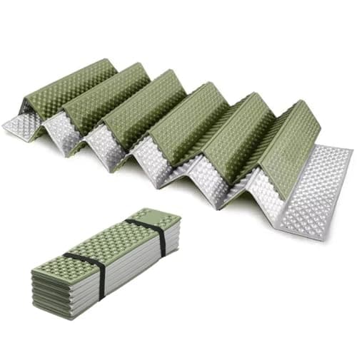 Foldable Camping Mat, Closed Cell Foam Sleeping Mats in Tent, Aluminium Film Insulation Ground Mats for Backpacking, Reflective Mat