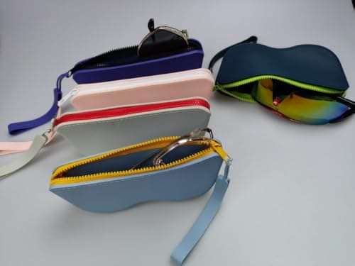 Silicone Eyewear Organizer Pouch, Portable Zipper-style Sunglasses Case — view 4
