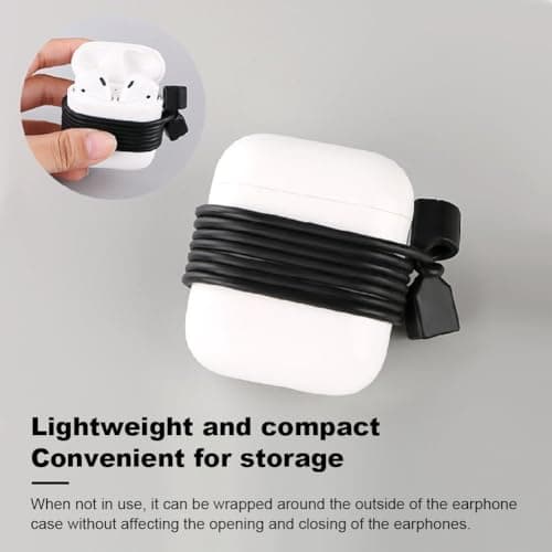 RUILILANG 3Pcs Magnetic Anti-Lost Earbud Straps, Soft Silicone Earphone Lanyard with Neck Cord, Secure Earphone Leash for Running, Sports, Gym & Outdoor Activities — view 6