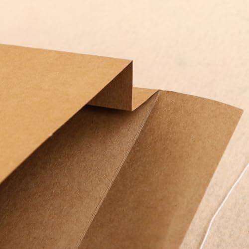 Alipis 6pcs Brown Paper File Bag with Large Capacity for Organizing Documents and Clothes Packing Bag Suitable for Office and Traveling Graduation Festival — view 6