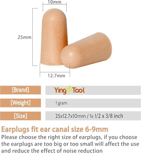 60 Pairs Ultra Soft Foam Ear Plugs, 38dB SNR Noise Reduction Earplugs for Sleeping Hearing Protection Travel Study Concentration Construction Site (Pink, One Size) — view 3