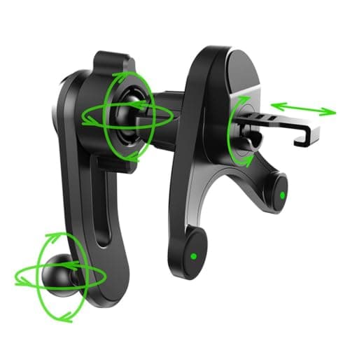 Jvjggag Phone Holder Car Vent Anti-Shake Spring Clamp Universal Hands Free — view 5