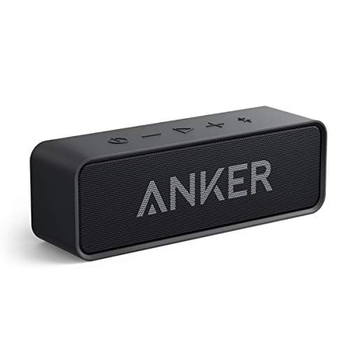 Anker Soundcore Bluetooth Speaker Upgraded Version with 24H Playtime, IPX5 Waterproof, Stereo Sound, 66ft Bluetooth Range, Built-In Mic, Portable Wireless Speaker for iPhone Samsung