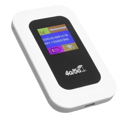 BONKZEBU WiFi Hotspot Device 300Mbps High Speed, 4G 5G Pocket Wireless Network Device for Travel Camping, Pocket WiFi 2100mAh Battery, LTE CAT4 Portable Hotspot