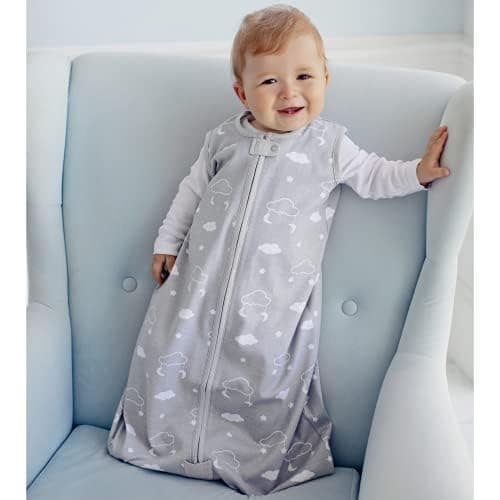 Organic Cotton Baby Sleeping Bag 1.0 TOG Wearable Blanket Sleep Sack 2-Pack — view 6