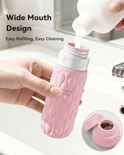 Silicone Travel Bottles & Containers Set for Shampoo and Conditioner — view 5