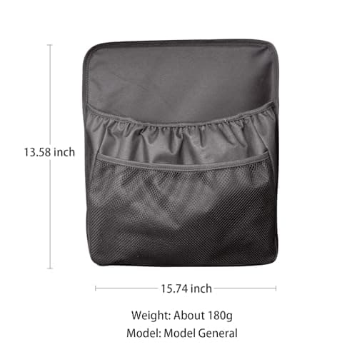 Car Seat Back Organizer | Tissue Box Back Seat Car Organizer Attachment,Car Storage Organizers Waterproof Travel Tidy Pouch Pocket, Holds Phones, Sunglasses, Phones — view 5