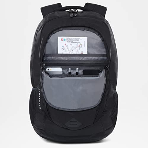 The North Face - Connector Unisex Backpack - Backpack with Laptop Sleeve & Padded Back Panel for School, Work or Travel - TNF Black — view 2