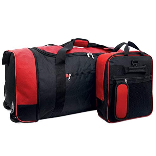 iN Suitcase Large - Foldable Wheeled Holdall - Travel Bag with Wheels