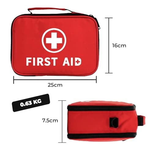 Elite Pet Shop Pet First Aid Kit for Dogs & Cats, 101 Piece Waterproof Emergency Medical Kit with Pet Bowl, Bandages, Trauma Pad & Grooming Tools, Portable Safety Kit for Travel, Home, Car & Camping — view 2