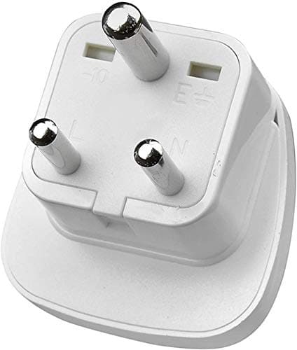 Gadgets Hut UK - 2 x UK to India Travel Adapter Type D | British 3-Pin to Indian Socket Converter | Travel Adapter for India, Nepal & Sri Lanka, Bangladesh and more (Pack of 2) — view 2