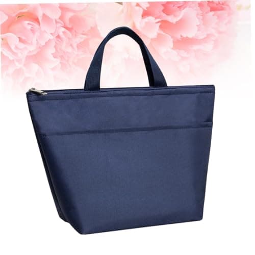 Alipis Navy Waterproof Insulated Lunch Bag with Handle Oxford Cloth — view 6