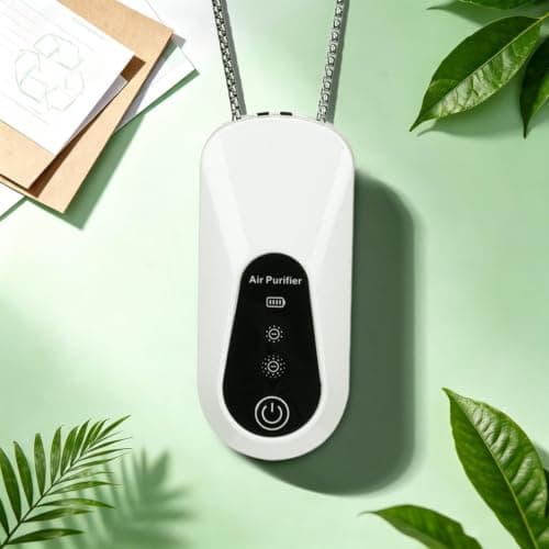 Personal Air Filter Rechargeable Quiet Personal Wearable Battery Filter — view 3