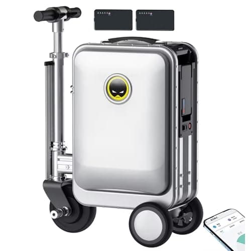 Electric Rideable Suitcase with App Control and Removable Battery for Travel Convenience