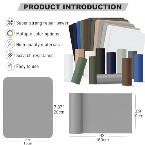 OAZ 10x160 cm Army Green Nylon Repair Patches Self-Adhesive Tent Repair Patch Kit Waterproof Lightweight Nylon Repair Tape for Clothing Down Jacket Sleeping Bag — view 2