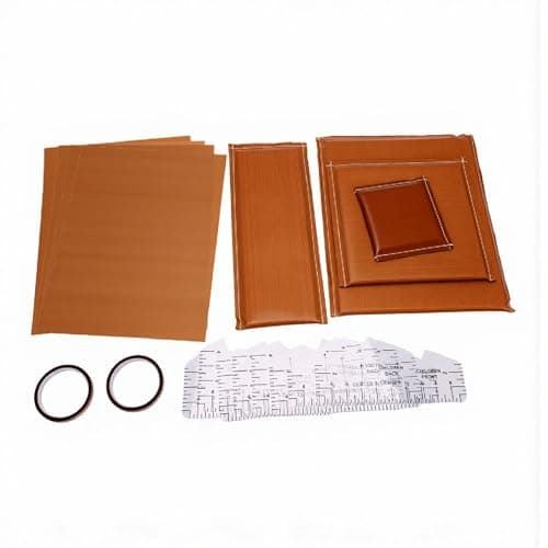 Bewinner 4PCS Heat Press Pillow Mat Kit DIY Accessories with PTFE Sheets, Heat Proof Tape, T-Shirt Alignment Rulers for Sublimation, Ironing, Screen Printing - Non-Stick, Reusable 15x12in — view 4