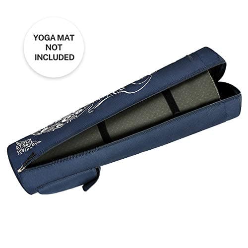 Gonex Yoga Mat Bag, Full-Zip Mat Carrier, Dark Blue — view 5