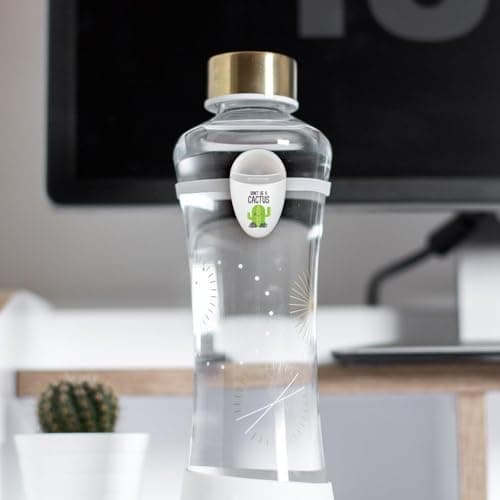 ULLA Drink Water Reminder, Smart Light for Water Bottle, Fits Most Bottles, Lights Up when Time to Drink, Hidrate Smart Water Bottle Reminder to Drink, Smart Hydration Reminder, Water Tracker - CACTUS — view 5
