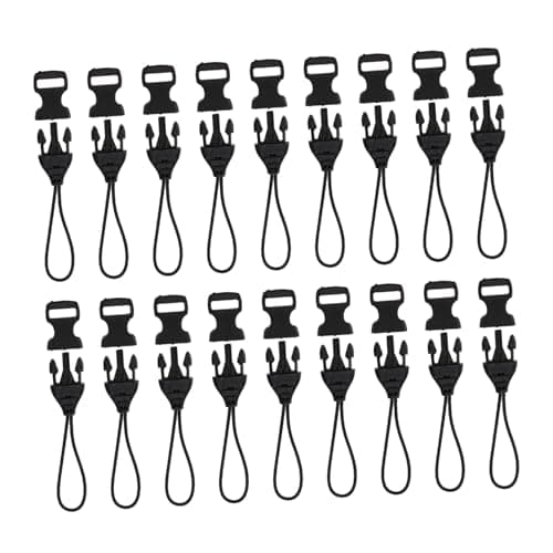 NUOBESTY Mini Quick Release Buckles 10Mm Detachable Plastic Strap Buckles for Backpack Luggage Outdoor Gear and Diy Accessories 20 Pieces