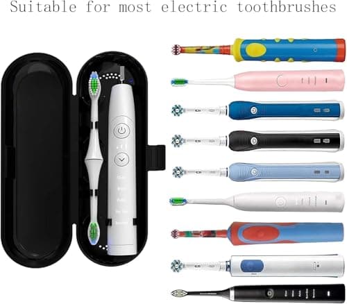 Heyumybit 2 Pack Electric Toothbrush Travel Case,Portable Travel Holder — view 2