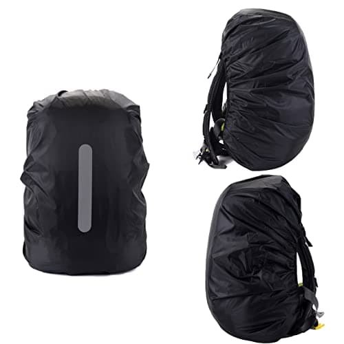 MOPHOEXII 2 Pack Waterproof Rain Cover for Backpack, Backpack Rain Cover with Reflective Strip,Rucksack Rain Cover for Bicycling/Hiking — view 2