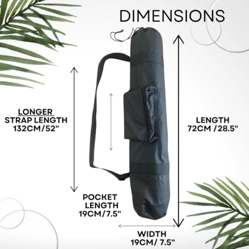 The OG Tripod Bag - Black Waterproof Bag (28.5 inches/ 72 cm) - Lightweight with Adjustable Longer Shoulder Strap, Durable Design - Great Carry case for tripods, Bars & Stands for All uses — view 5