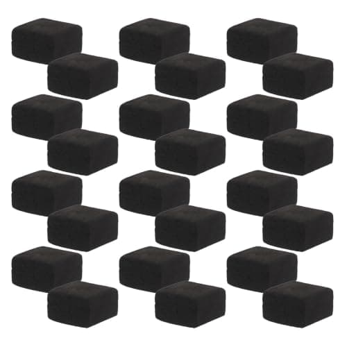 24pcs Portable Square Charcoal Tabs for Hand Warmers and Incense Use
