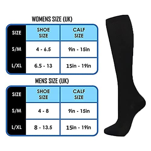 2 Pairs Compression Socks for Men and Women Flight Socks Compression Stockings Running Socks (Deep Green, S-M) — view 3