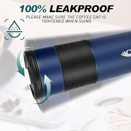 OKKLE Travel Mugs for Hot Drinks 600ml, Insulated Coffee Mug with Leakproof Lid BPA-Free Coffee Travel Mug, Vacuum Insulation Stainless Steel Cup for Hot and Cold Coffee and Tea — view 5