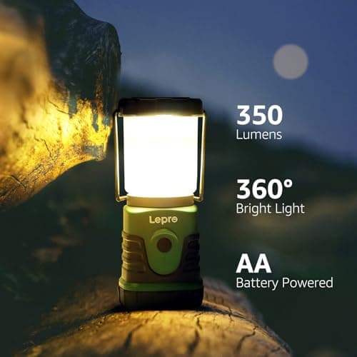 Lepro Camping Lantern Battery Powered, Small Camping Tent Lights, Pack of 2 — view 2