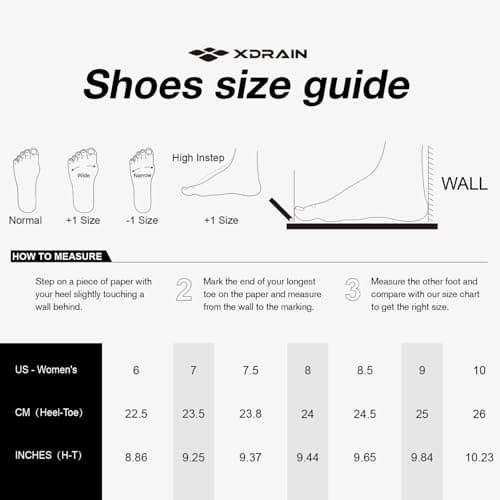 KOLILI Women's Stylish Water Shoes, Tennis Walking Shoes with Arch Support, Best for Water Sports, Travel & Walk, Light Blue, 6.5 UK — view 5