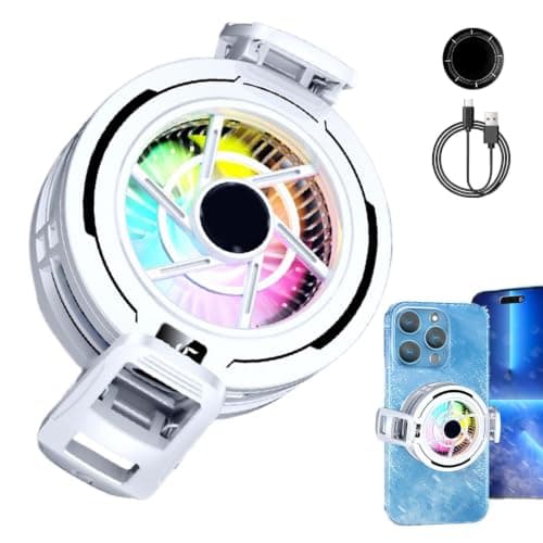 Magnetic Phone Cooler Smartphone Cooling Fan for and Streaming