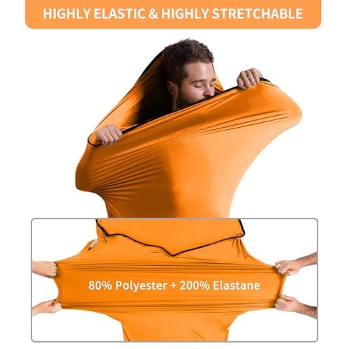 Naturehike Hut Sleeping Bag Ultralight Sleeping Bag Liner only 390g High Elasticity Travel Sleeping Bag with Small Pack Size for Backpacking, Hostels and Camping — view 2