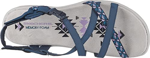 Skechers Women's Reggae Slim - Vacay-40955 Sling Back Sandals, Blue Navy Nvy, 5 UK — view 6