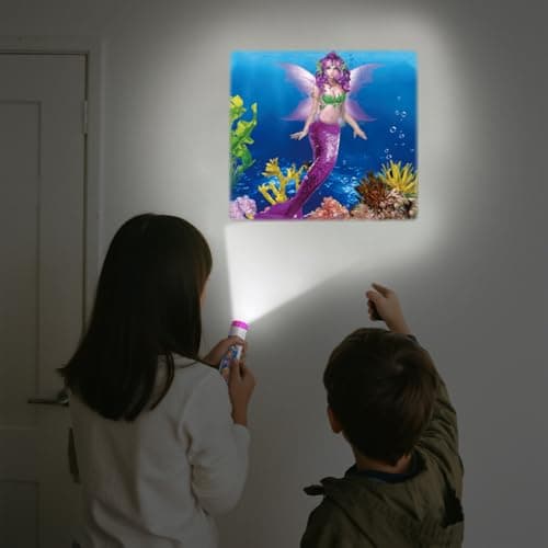 Pup Go Mermaid Torch and Projector for Kids, Mermaid Toys for Girls 4-6 — view 2