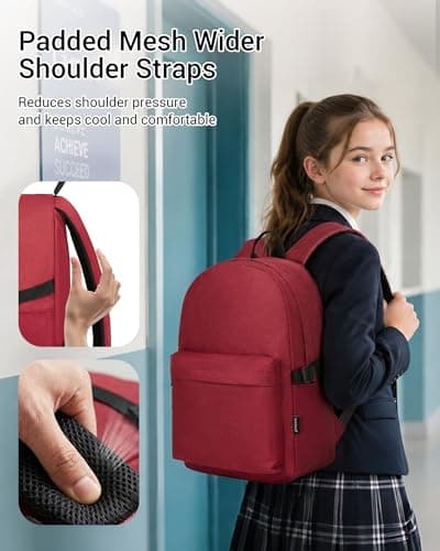 Kono School Bag for Boys Girls Teenager Lightweight Backpack Large Rucksack — view 4
